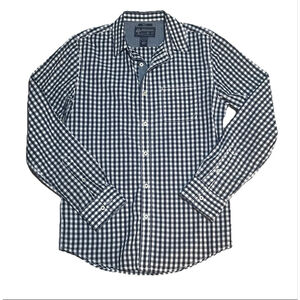 Men's American Rag Button Down Shirt S Blue White Gingham